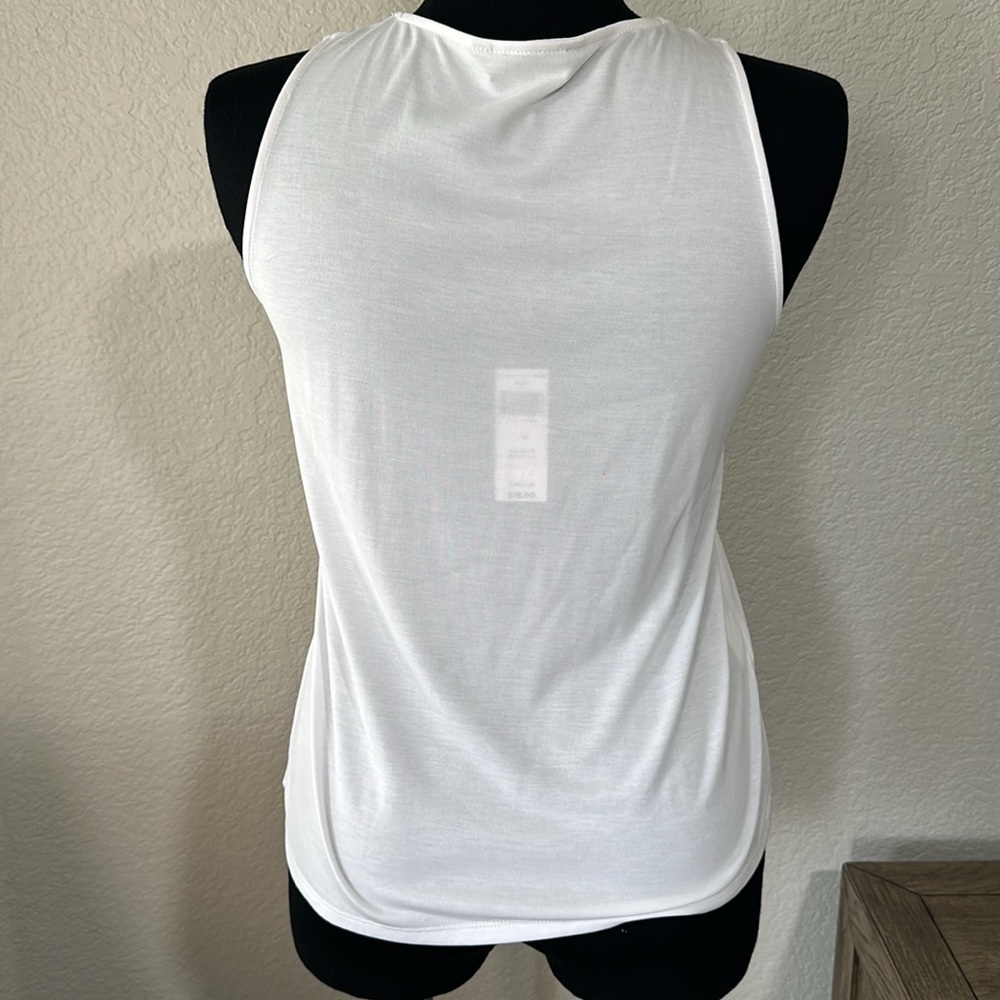 NWT BCBGMAXAZRIA Crossover Tank Top - Picture 4 of 7